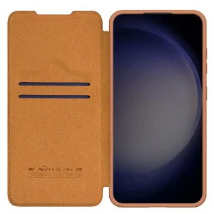 خرید کیف چرمی سامسونگ گلکسی اس Galaxy S24 مدل Qin Prop | کالاویز