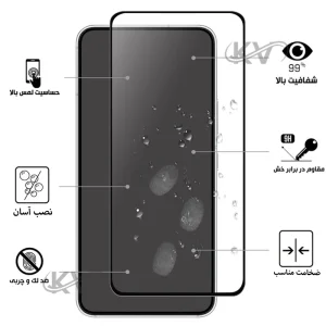 گلس محافظ فول +10D Pro گوشی Pixel 8A