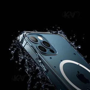 قاب پشت کریستالی آیفون 14 پرو مدل Ultra Hybrid برند Spigen با پشتیبانی مگ سیف