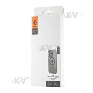 قاب پشت کریستالی آیفون 15 مدل Ultra Hybrid برند Spigen با پشتیبانی مگ سیف