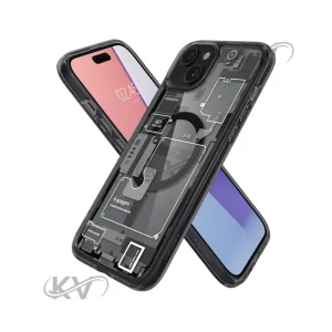 قاب Ultra Hybrid Zero One آیفون 15 پرو مکس برند اسپیگن با پشتیبانی مگ سیف