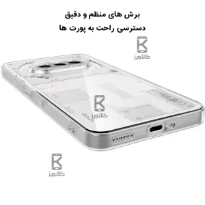 کاور ژله ای شفاف محافظ لنز دار ناتینگ فون 3Aر