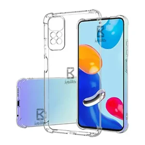 قاب ژله ای شفاف کپسول دار و محافظ لنزدار Xiaomi Redmi Note 11 Pro 4G