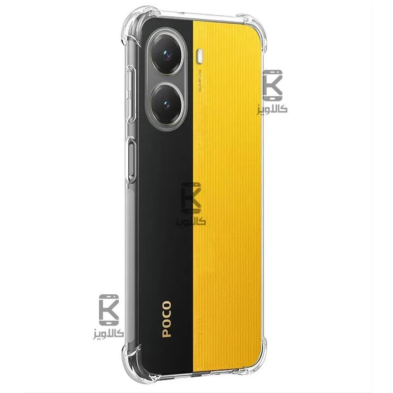 قاب ژله ای شفاف کپسول دار و محافظ لنزدار Xiaomi Redmi Turbo 4