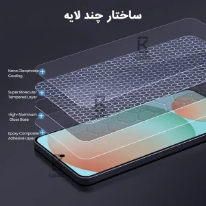 گلس نیلکین H+Pro سامسونگ S25 Edge همراه با ابزار نصب