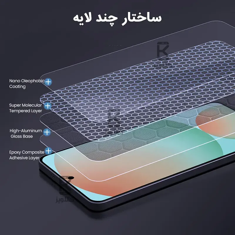 گلس نیلکین H+Pro سامسونگ S25 Edge همراه با ابزار نصب