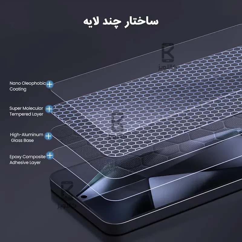 گلس نیلکین سامسونگ S25 ultra مدل H+Pro