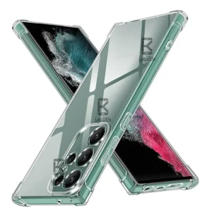 قاب ژله ای شفاف کپسول دار و محافظ لنزدار Samsung Galaxy S24 Ultra