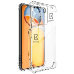قاب ژله ای شفاف کپسول دار و محافظ لنزدار Xiaomi Poco C65
