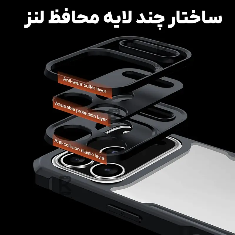 قاب اورجینال ضد ضربه XUNDD Beatle آیفون 17 پرو مکس