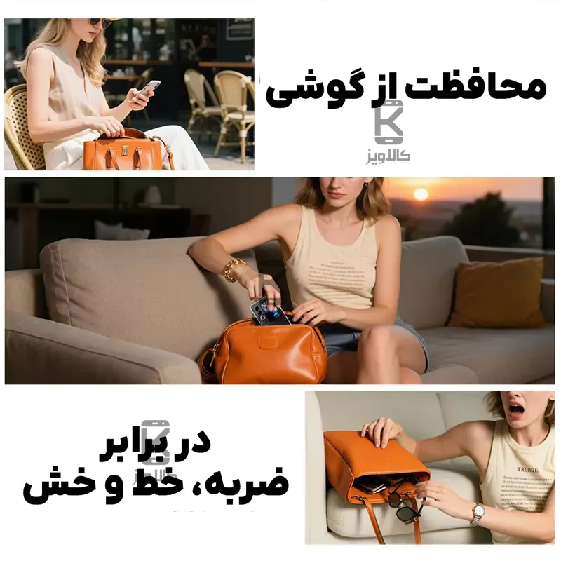 کاور ژله ای شفاف محافظ لنز دار شیائومی ردمی 15C