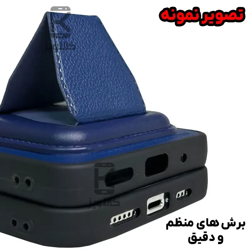 قاب چرمی استندی جاکارتی دار گوشی Honor X7c