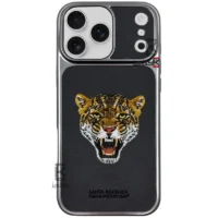 قاب طرح دار چرمی Santa Barbara Savanna Series آیفون 17 پرو مکس