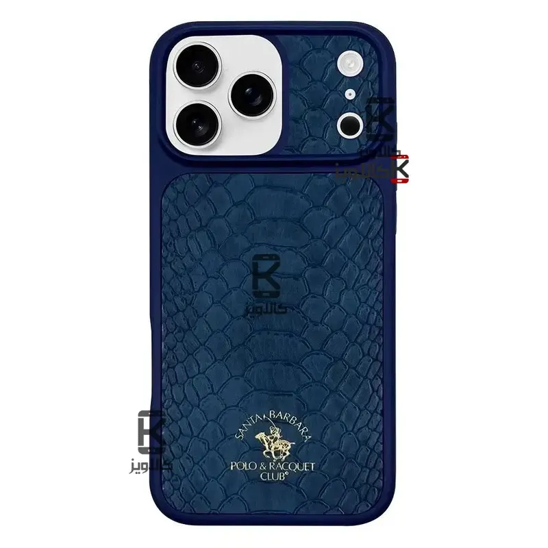 قاب چرمی کروکودیل Santa Barbara Polo Knight آیفون 17 پرو