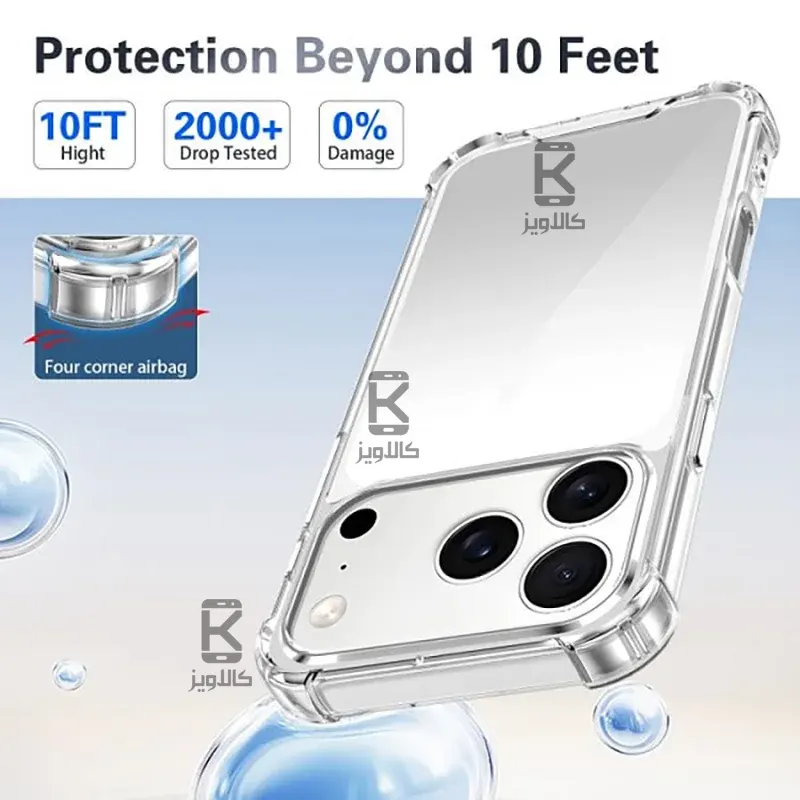 قاب ژله ای شفاف کپسول دار Apple iPhone 17 Pro Max