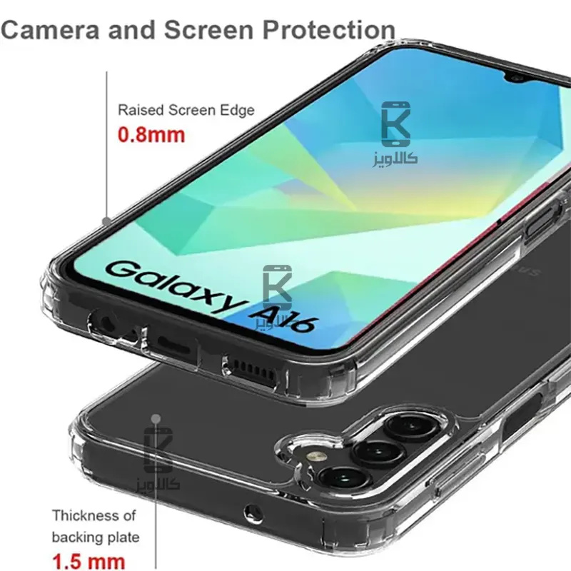 قاب ژله ای شفاف کپسول دار Samsung Galaxy A16