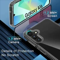 قاب ژله ای شفاف کپسول دار Samsung Galaxy A16