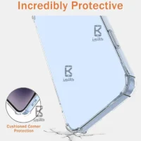 قاب ژله ای شفاف کپسول دار و محافظ لنزدار Samsung Galaxy S25 Plus