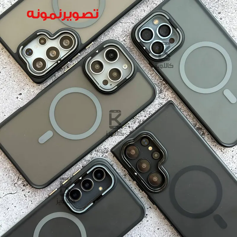 قاب اصلی لنز استندی مجیک ماسک KickStand مگ سیف دار آیفون 17 پرو مکس