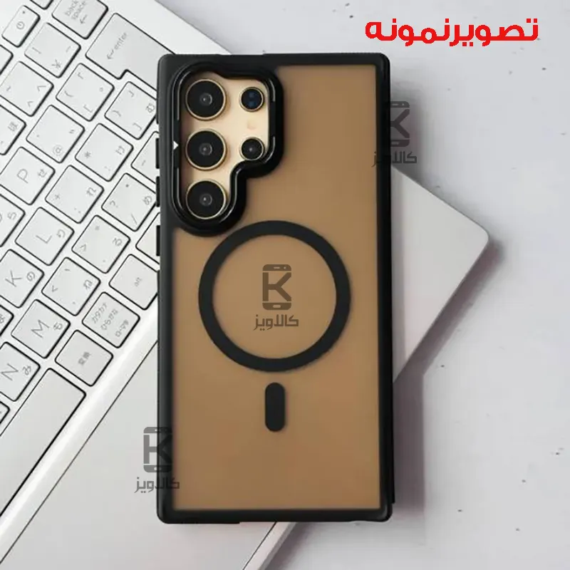 قاب اصلی لنز استندی مجیک ماسک KickStand مگ سیف دار سامسونگ S25 FE