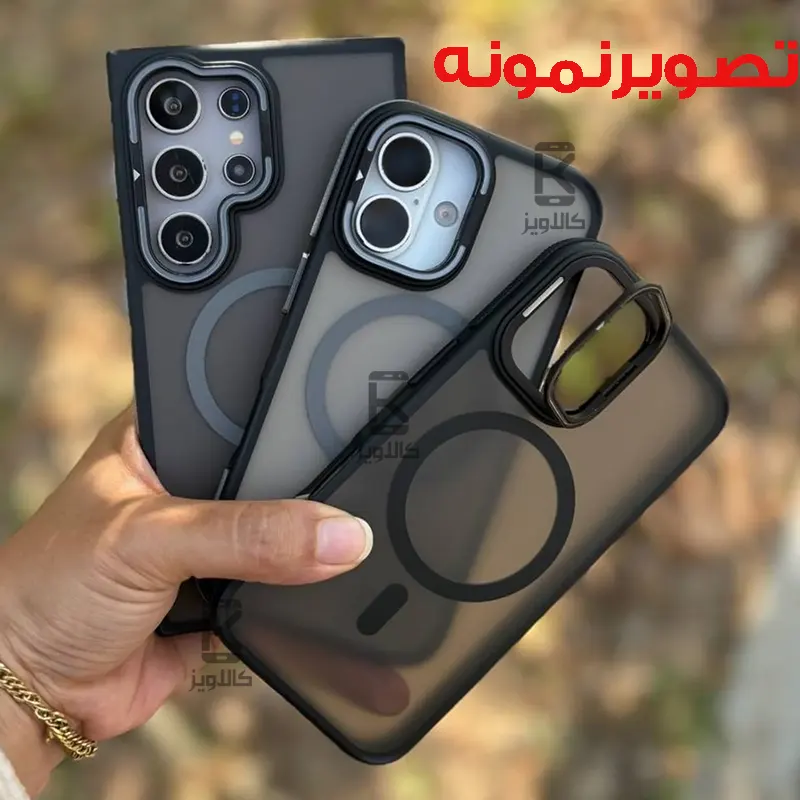 قاب اصلی لنز استندی مجیک ماسک KickStand مگ سیف دار سامسونگ S25 اولترا