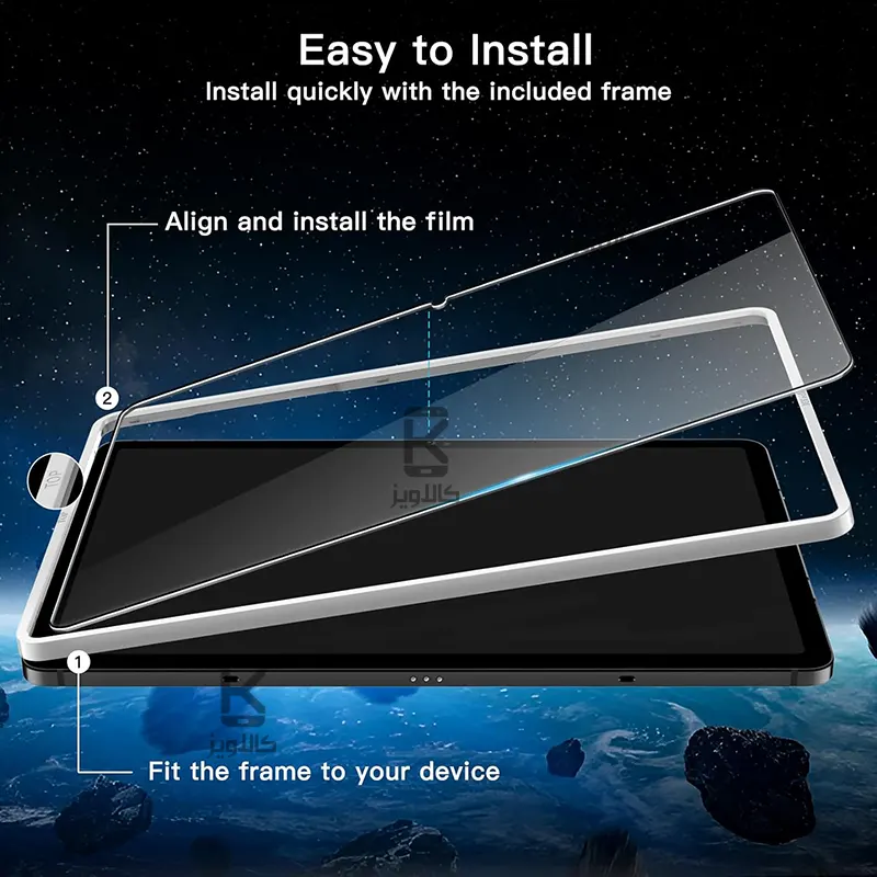 گلس فول دور تراش میتوبل سامسونگ تب S9