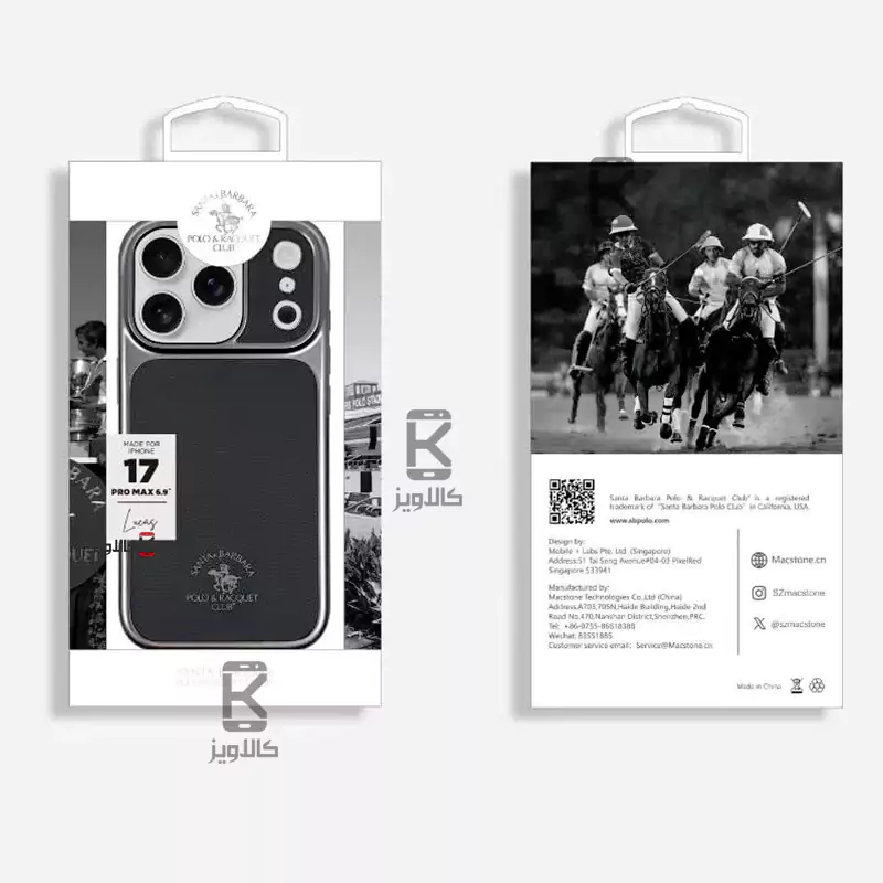 قاب چرمی پولو Santa Barbara Polo LUCAS آیفون 17 پرو
