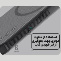 قاب مگنتی دودی نیلکین Super Frosted Shield Pro MagSafe Clear Case گوگل پیکسل 10 پرو