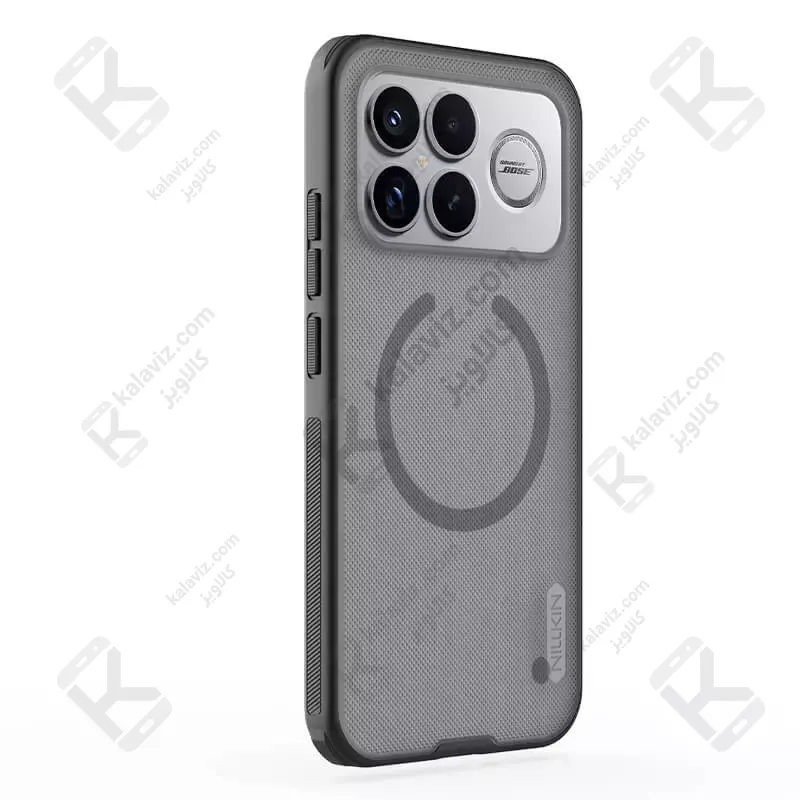قاب مگنتی دودی نیلکین Super Frosted Shield Pro MagSafe Clear Case شیائومی ردمی K90 پرو مکس