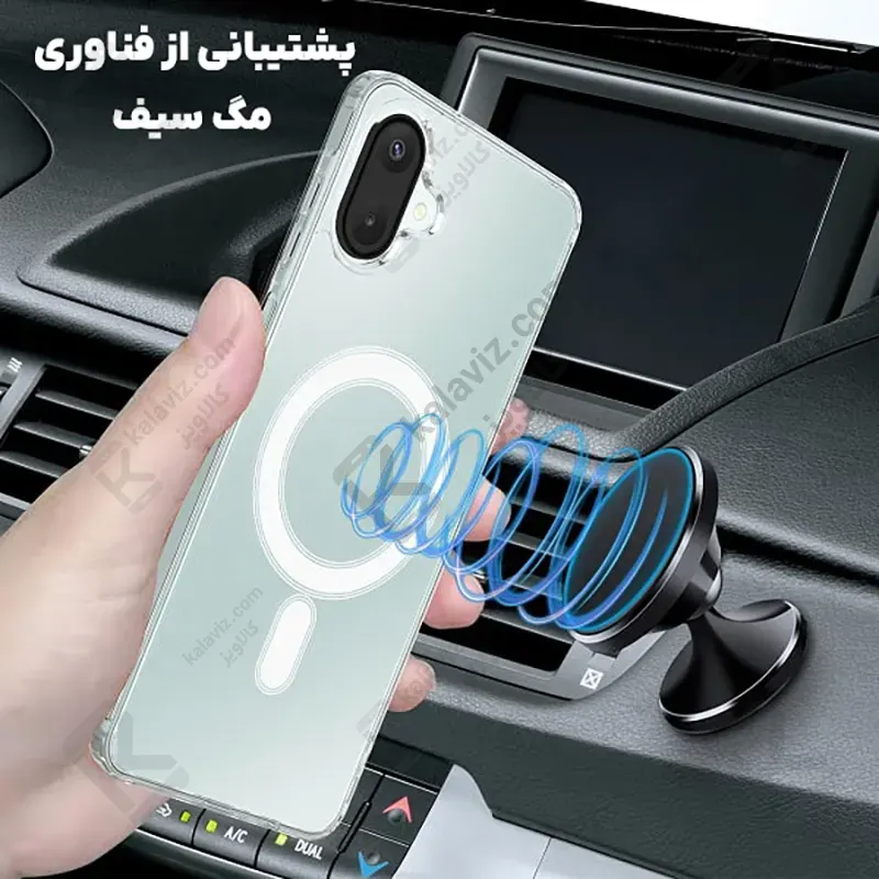 کاور پشت کریستالی مگ سیف دار Samsung Galaxy M07