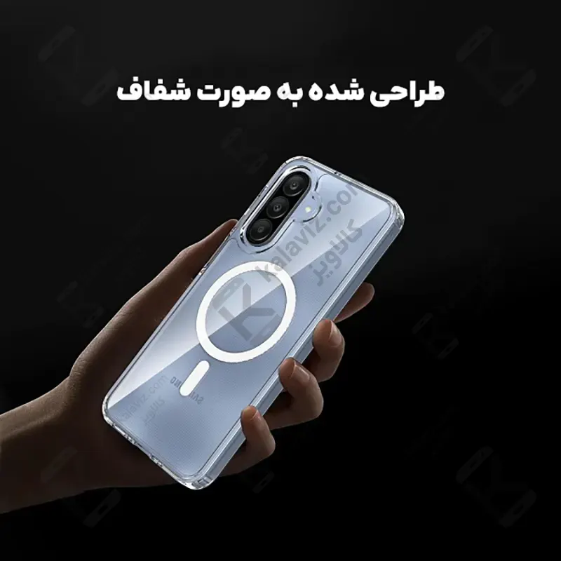 کاور پشت کریستالی مگ سیف دار Samsung Galaxy M17