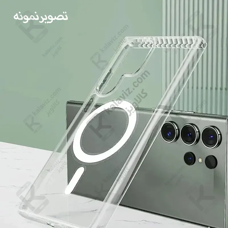 قاب شفاف مگنتی Berlia گوشی سامسونگ S25 اولترا