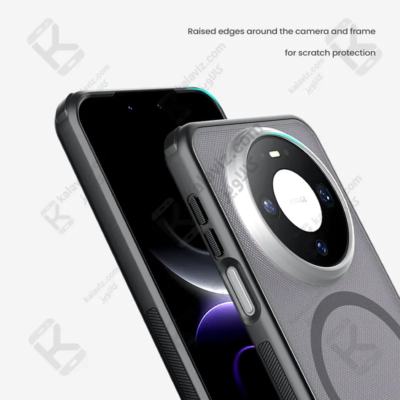 قاب مگنتی دودی نیلکین Super Frosted Shield Pro MagSafe Clear Case هواوی Mate 80