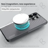 قاب مگنتی دودی نیلکین Super Frosted Shield Pro MagSafe Clear Case سامسونگ S26 اولترا