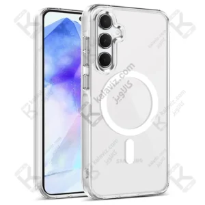 کاور پشت کریستالی مگ سیف دار Samsung Galaxy A35