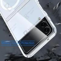 کاور پشت کریستالی مگ سیف دار Samsung Galaxy Z Flip 3