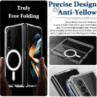 کاور پشت کریستالی مگ سیف دار Samsung Galaxy Z Fold 4