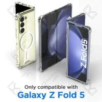 کاور پشت کریستالی مگ سیف دار Samsung Galaxy Z Fold 5