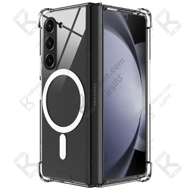 کاور پشت کریستالی مگ سیف دار Samsung Galaxy Z Fold 5