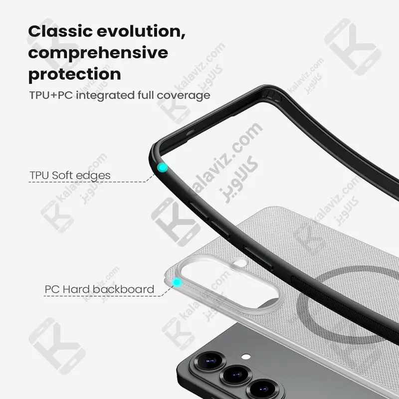 قاب مگنتی دودی نیلکین Super Frosted Shield Pro MagSafe Clear Case سامسونگ S26 پلاس