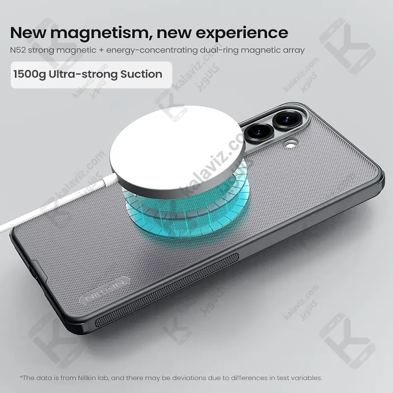 قاب مگنتی دودی نیلکین Super Frosted Shield Pro MagSafe Clear Case سامسونگ S26 پلاس