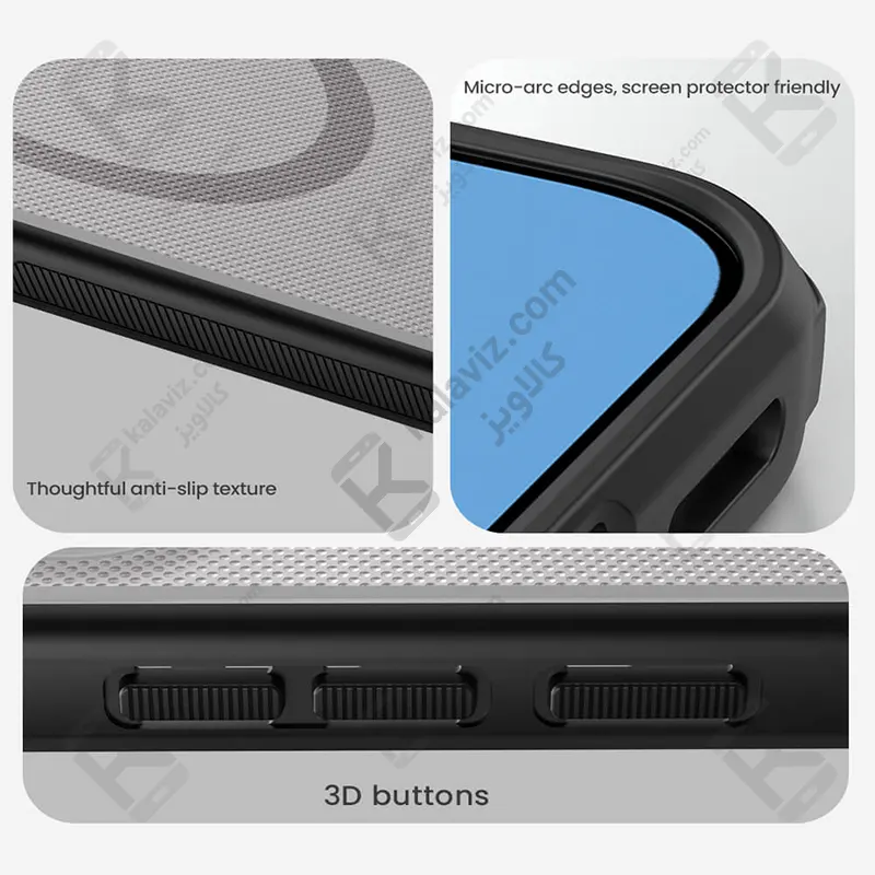 قاب مگنتی دودی نیلکین Super Frosted Shield Pro MagSafe Clear Case شیائومی پوکو F8 الترا