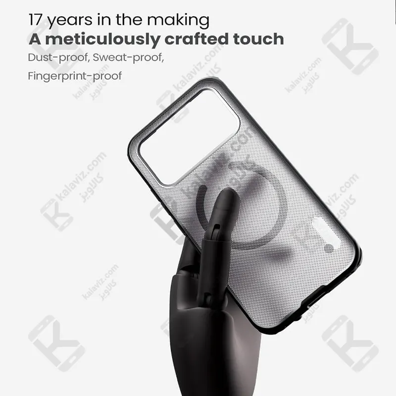 قاب مگنتی دودی نیلکین Super Frosted Shield Pro MagSafe Clear Case شیائومی پوکو F8 الترا