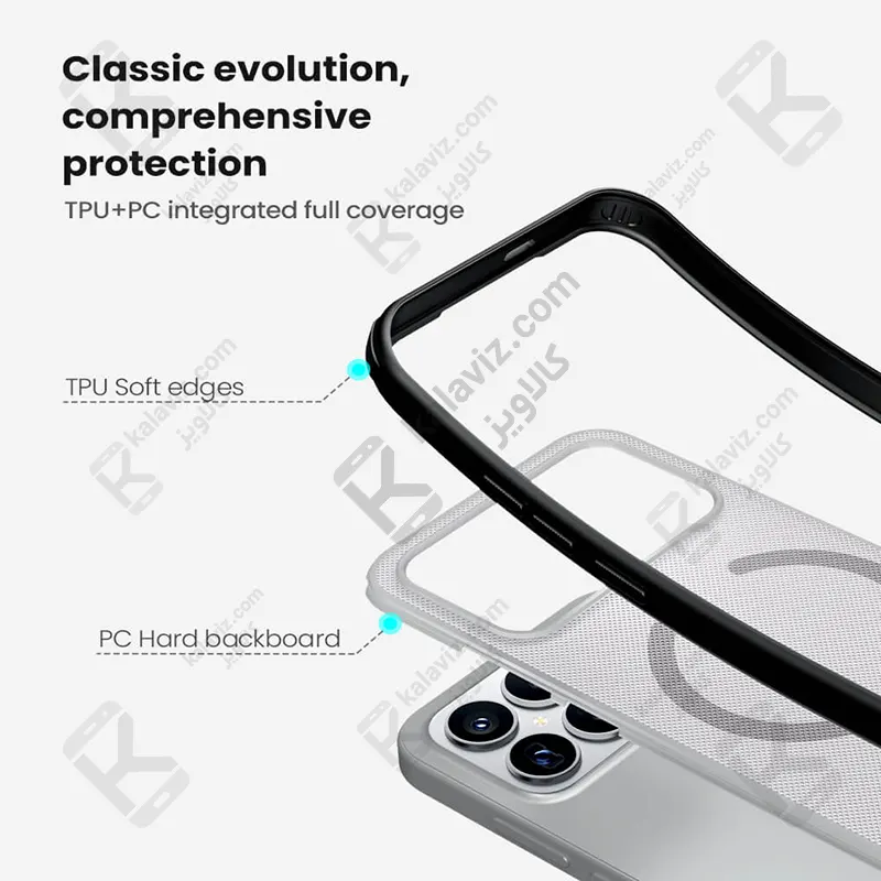 قاب مگنتی دودی نیلکین Super Frosted Shield Pro MagSafe Clear Case شیائومی پوکو F8 الترا