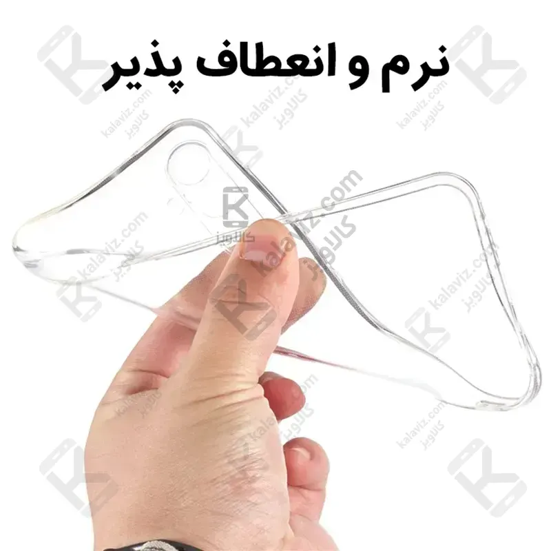 کاور ژله ای شفاف محافظ لنز دار شیائومی نوت 15 4G