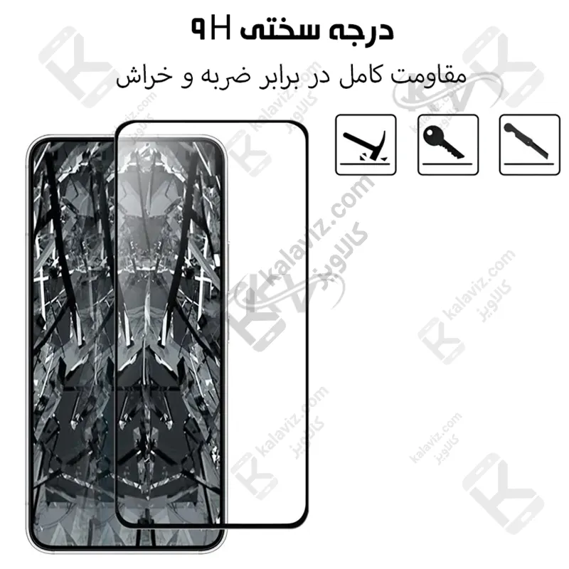 گلس محافظ فول سامسونگ A37 مدل +10D Pro