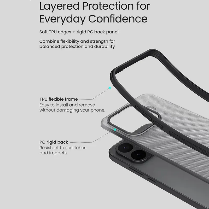قاب نیلکین Super Frosted Shield Pro گوشی شیائومی 17T