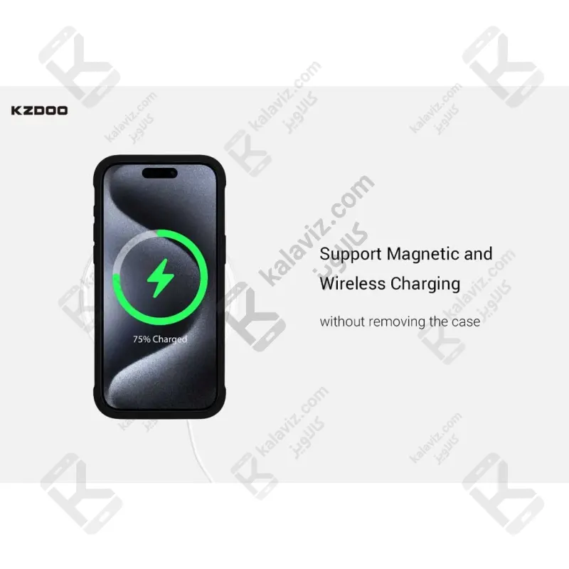 قاب اورجینال ضد ضربه K-ZDOO Ares گوشی آیفون 14 پرو