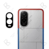 محافظ لنز حاشیه دار شیشه ای گوشی شیائومی Poco M7 Plus