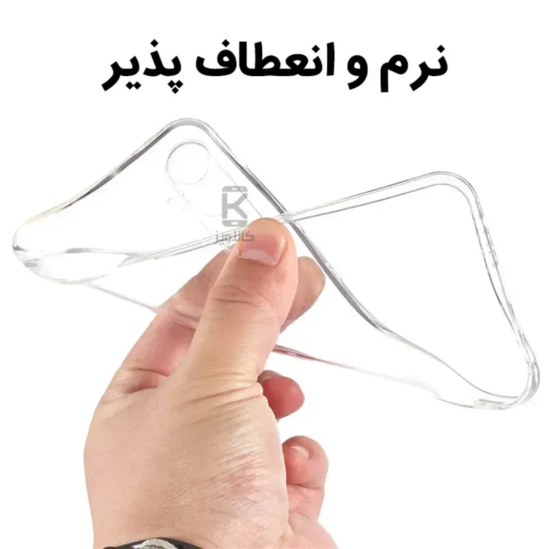کاور ژله ای شفاف محافظ لنز دار شیائومی Poco M7 Plus